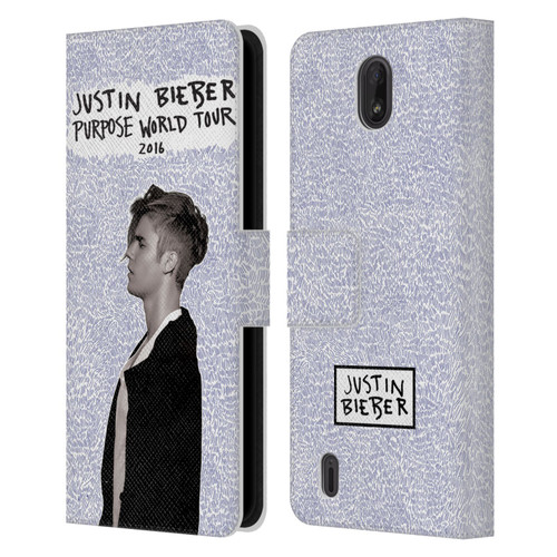 Justin Bieber Purpose World Tour 2016 Leather Book Wallet Case Cover For Nokia C01 Plus/C1 2nd Edition