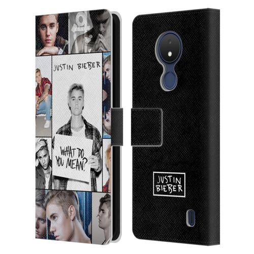 Justin Bieber Purpose Grid Poster Leather Book Wallet Case Cover For Nokia C21