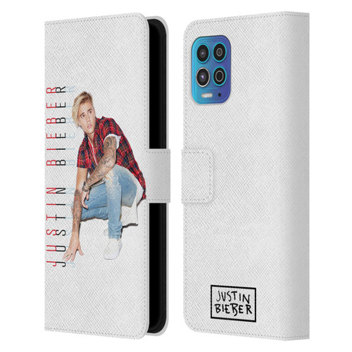 Justin Bieber Purpose Calendar Photo And Text Leather Book Wallet Case Cover For Motorola Moto G100