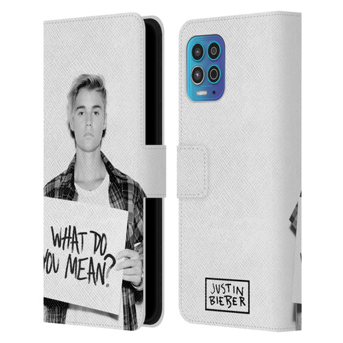 Justin Bieber Purpose What Do You Mean Photo Leather Book Wallet Case Cover For Motorola Moto G100