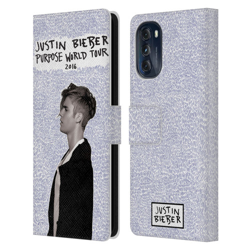 Justin Bieber Purpose World Tour 2016 Leather Book Wallet Case Cover For Motorola Moto G (2022)