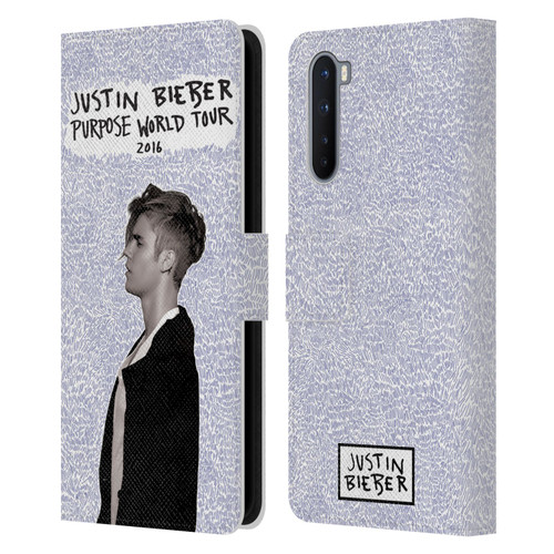 Justin Bieber Purpose World Tour 2016 Leather Book Wallet Case Cover For OnePlus Nord 5G