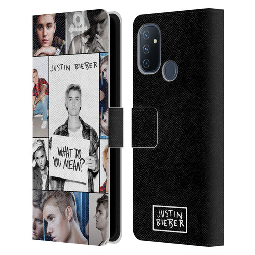 Justin Bieber Purpose Grid Poster Leather Book Wallet Case Cover For OnePlus Nord N100