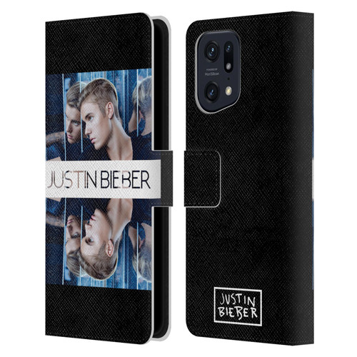 Justin Bieber Purpose Mirrored Leather Book Wallet Case Cover For OPPO Find X5
