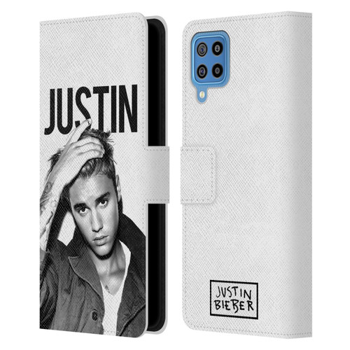 Justin Bieber Purpose Calendar Black And White Leather Book Wallet Case Cover For Samsung Galaxy F22 (2021)