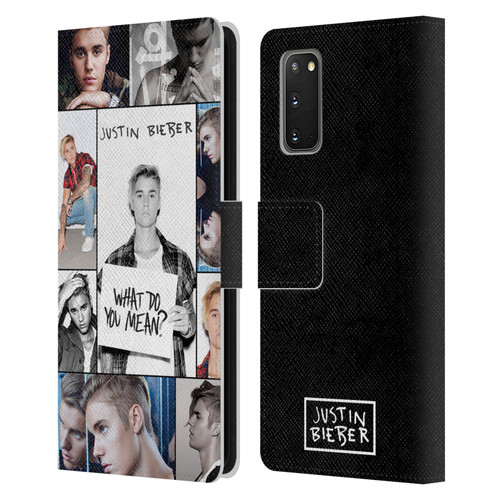 Justin Bieber Purpose Grid Poster Leather Book Wallet Case Cover For Samsung Galaxy S20 / S20 5G