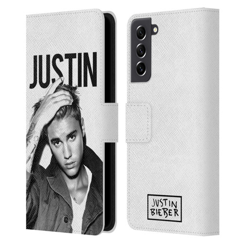 Justin Bieber Purpose Calendar Black And White Leather Book Wallet Case Cover For Samsung Galaxy S21 FE 5G