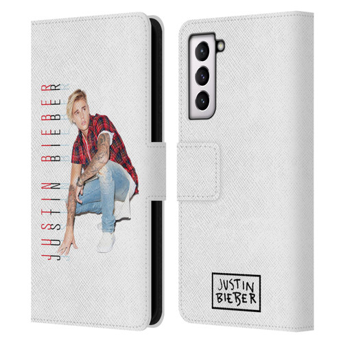 Justin Bieber Purpose Calendar Photo And Text Leather Book Wallet Case Cover For Samsung Galaxy S21 5G