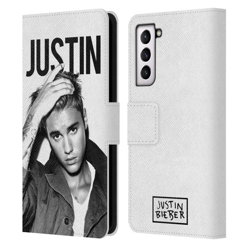Justin Bieber Purpose Calendar Black And White Leather Book Wallet Case Cover For Samsung Galaxy S21 5G
