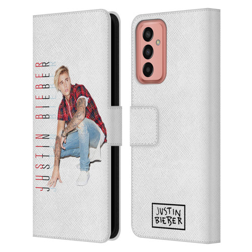 Justin Bieber Purpose Calendar Photo And Text Leather Book Wallet Case Cover For Samsung Galaxy M13 (2022)
