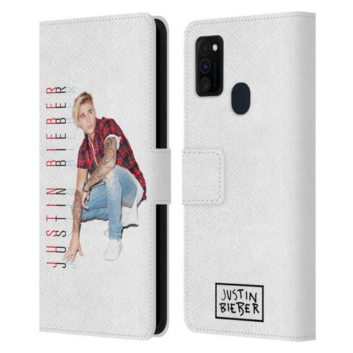 Justin Bieber Purpose Calendar Photo And Text Leather Book Wallet Case Cover For Samsung Galaxy M30s (2019)/M21 (2020)