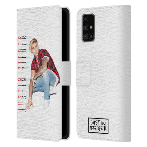 Justin Bieber Purpose Calendar Photo And Text Leather Book Wallet Case Cover For Samsung Galaxy M31s (2020)