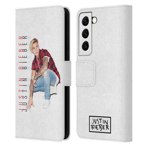 Justin Bieber Purpose Calendar Photo And Text Leather Book Wallet Case Cover For Samsung Galaxy S22 5G