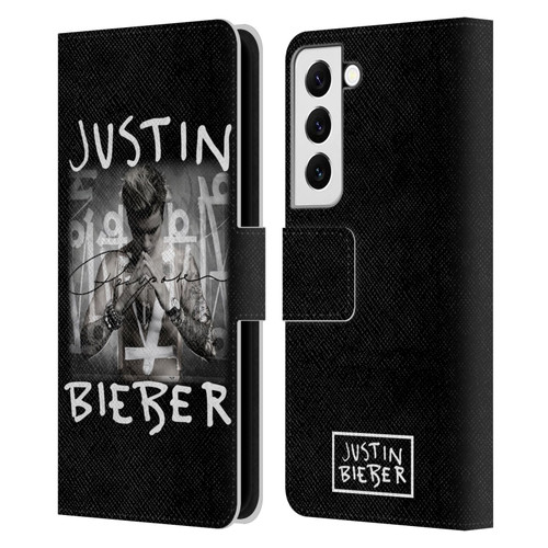 Justin Bieber Purpose Album Cover Leather Book Wallet Case Cover For Samsung Galaxy S22 5G