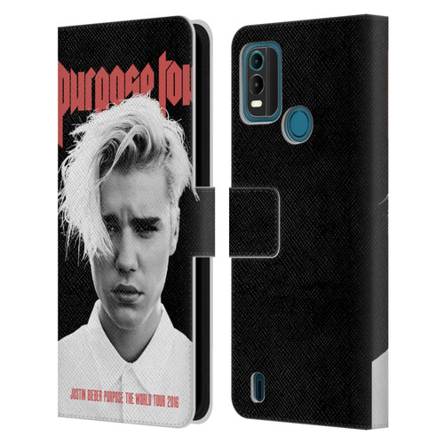 Justin Bieber Tour Merchandise Purpose Poster Leather Book Wallet Case Cover For Nokia G11 Plus