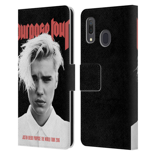 Justin Bieber Tour Merchandise Purpose Poster Leather Book Wallet Case Cover For Samsung Galaxy A33 5G (2022)