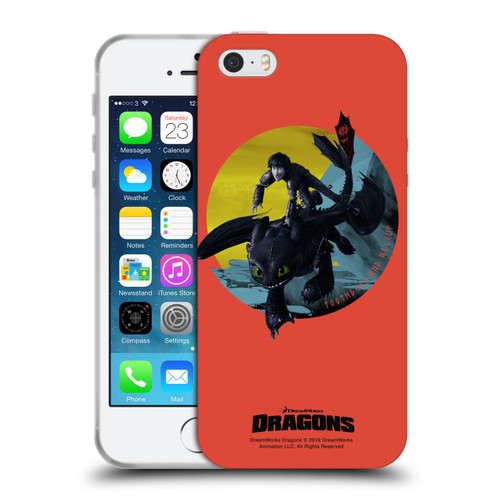 How To Train Your Dragon II Hiccup And Toothless Duo Soft Gel Case for Apple iPhone 5 / 5s / iPhone SE 2016