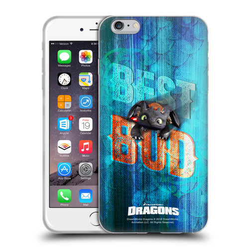 How To Train Your Dragon II Hiccup And Toothless Best Bud Text Soft Gel Case for Apple iPhone 6 Plus / iPhone 6s Plus