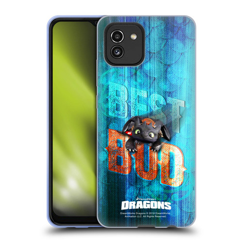 How To Train Your Dragon II Hiccup And Toothless Best Bud Text Soft Gel Case for Samsung Galaxy A03 (2021)