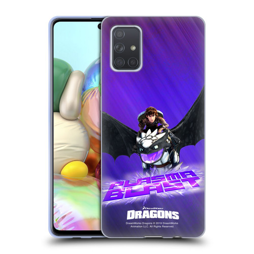 How To Train Your Dragon II Hiccup And Toothless Plasma Blast Soft Gel Case for Samsung Galaxy A71 (2019)