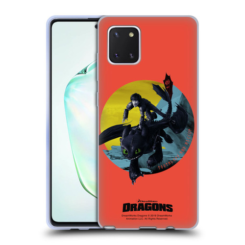 How To Train Your Dragon II Hiccup And Toothless Duo Soft Gel Case for Samsung Galaxy Note10 Lite