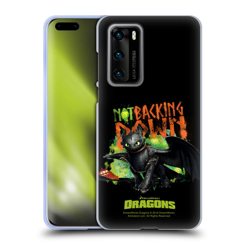 How To Train Your Dragon II Toothless Not Backing Down Soft Gel Case for Huawei P40 5G