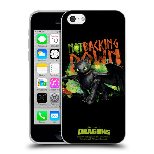 How To Train Your Dragon II Toothless Not Backing Down Soft Gel Case for Apple iPhone 5c