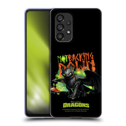 How To Train Your Dragon II Toothless Not Backing Down Soft Gel Case for Samsung Galaxy A53 5G (2022)