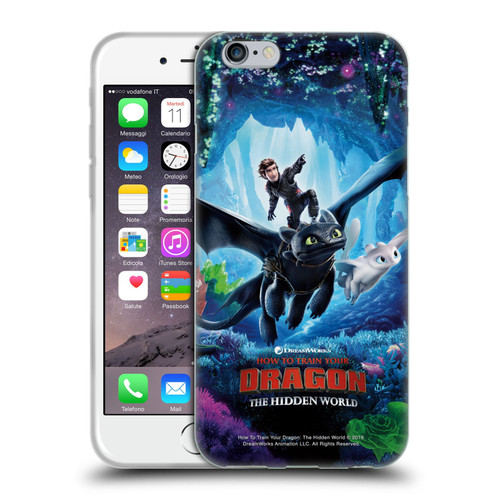 How To Train Your Dragon III The Hidden World Hiccup, Toothless & Light Fury 2 Soft Gel Case for Apple iPhone 6 / iPhone 6s