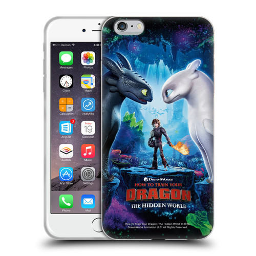 How To Train Your Dragon III The Hidden World Hiccup, Toothless & Light Fury Soft Gel Case for Apple iPhone 6 Plus / iPhone 6s Plus