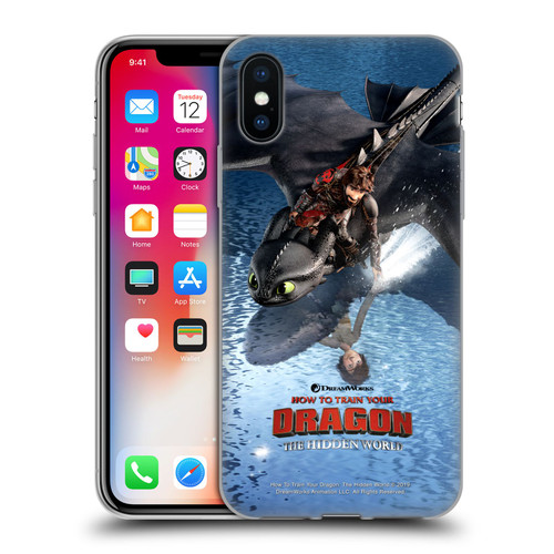 How To Train Your Dragon III The Hidden World Hiccup & Toothless 2 Soft Gel Case for Apple iPhone X / iPhone XS