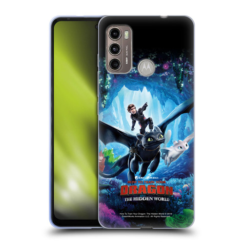 How To Train Your Dragon III The Hidden World Hiccup, Toothless & Light Fury 2 Soft Gel Case for Motorola Moto G60 / Moto G40 Fusion