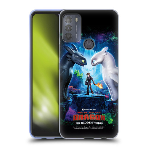 How To Train Your Dragon III The Hidden World Hiccup, Toothless & Light Fury Soft Gel Case for Motorola Moto G50