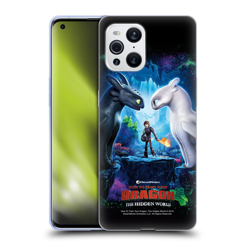 How To Train Your Dragon III The Hidden World Hiccup, Toothless & Light Fury Soft Gel Case for OPPO Find X3 / Pro