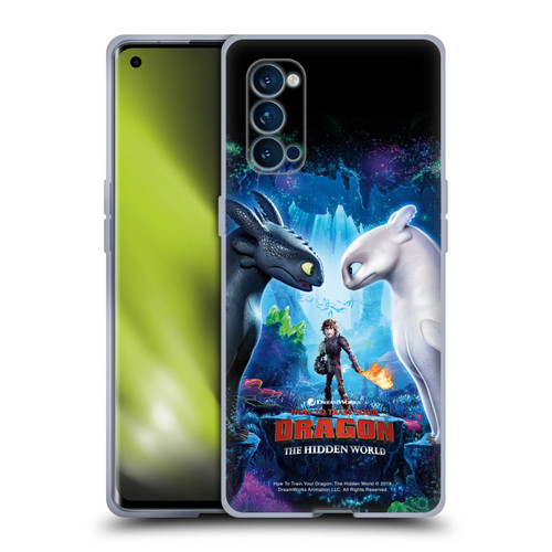 How To Train Your Dragon III The Hidden World Hiccup, Toothless & Light Fury Soft Gel Case for OPPO Reno 4 Pro 5G