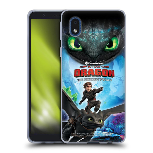 How To Train Your Dragon III The Hidden World Hiccup & Toothless Soft Gel Case for Samsung Galaxy A01 Core (2020)