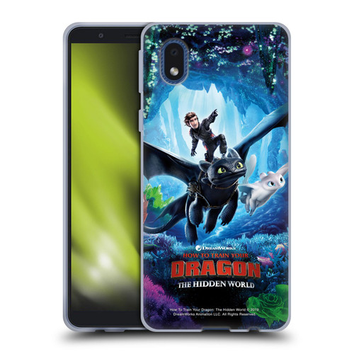 How To Train Your Dragon III The Hidden World Hiccup, Toothless & Light Fury 2 Soft Gel Case for Samsung Galaxy A01 Core (2020)