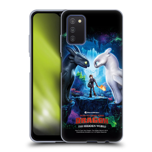 How To Train Your Dragon III The Hidden World Hiccup, Toothless & Light Fury Soft Gel Case for Samsung Galaxy A03s (2021)