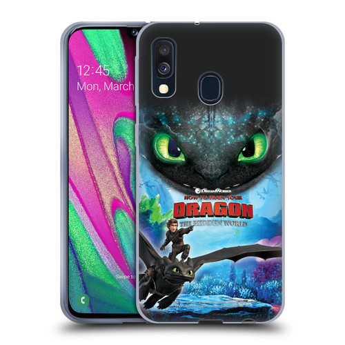 How To Train Your Dragon III The Hidden World Hiccup & Toothless Soft Gel Case for Samsung Galaxy A40 (2019)