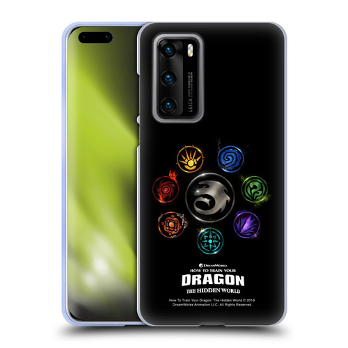 How To Train Your Dragon III Icon Art Group Soft Gel Case for Huawei P40 5G