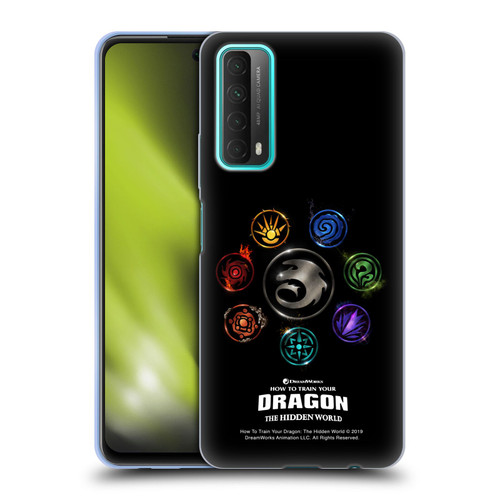 How To Train Your Dragon III Icon Art Group Soft Gel Case for Huawei P Smart (2021)