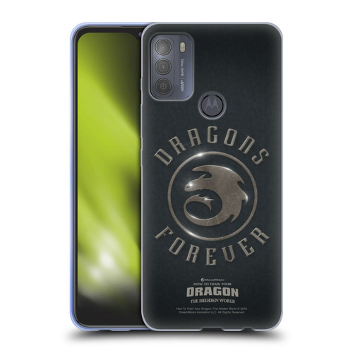 How To Train Your Dragon III Icon Art Forever Soft Gel Case for Motorola Moto G50