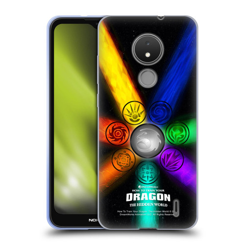 How To Train Your Dragon III Icon Art Group Light Soft Gel Case for Nokia C21