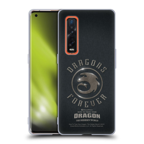How To Train Your Dragon III Icon Art Forever Soft Gel Case for OPPO Find X2 Pro 5G