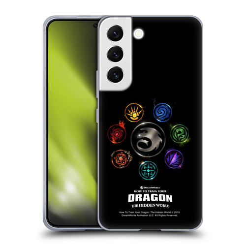 How To Train Your Dragon III Icon Art Group Soft Gel Case for Samsung Galaxy S22 5G