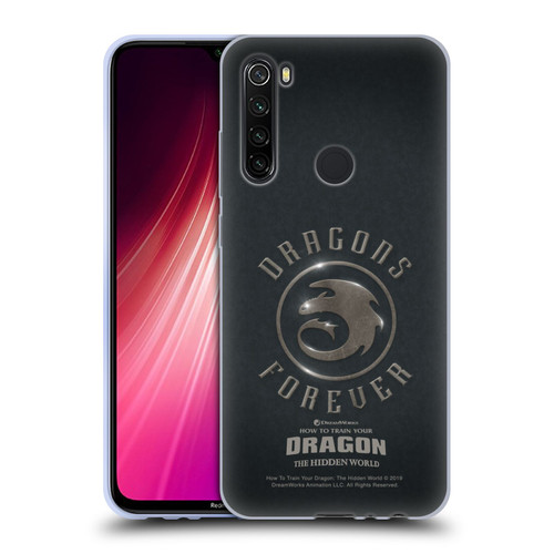 How To Train Your Dragon III Icon Art Forever Soft Gel Case for Xiaomi Redmi Note 8T