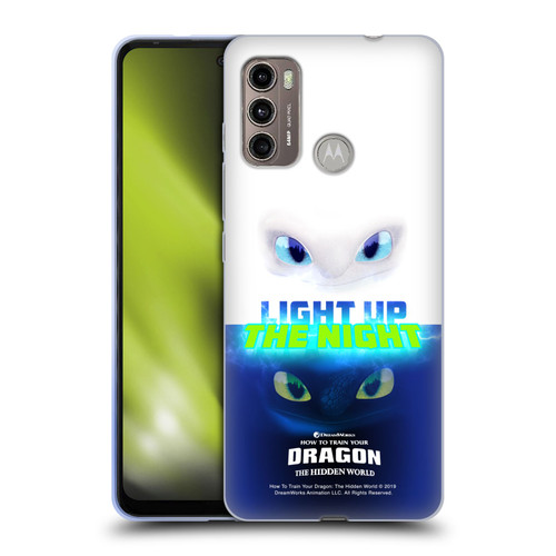 How To Train Your Dragon III Night And Light Toothless & Light Fury Soft Gel Case for Motorola Moto G60 / Moto G40 Fusion