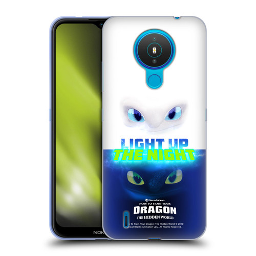 How To Train Your Dragon III Night And Light Toothless & Light Fury Soft Gel Case for Nokia 1.4