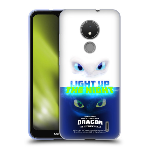 How To Train Your Dragon III Night And Light Toothless & Light Fury Soft Gel Case for Nokia C21