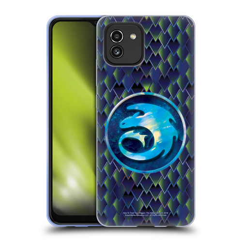 How To Train Your Dragon III Night And Light Night Dragonscale Pattern Soft Gel Case for Samsung Galaxy A03 (2021)